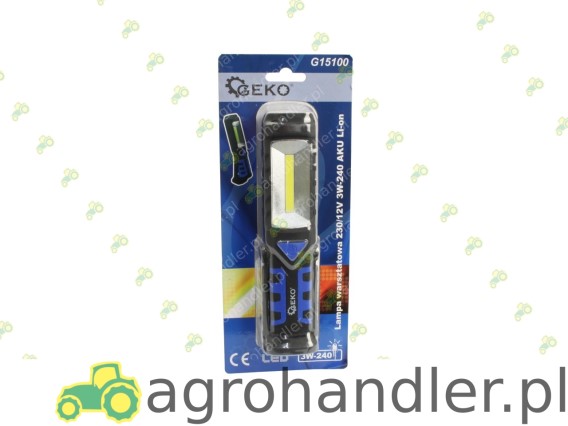 LATARKA LED WARSZTATOWA Z ŁADOWARKĄ G15100
