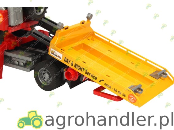 SAMOCHÓD CIĘŻAROWY Z NACZEPĄ MAN JEEP 02750 BR-02750