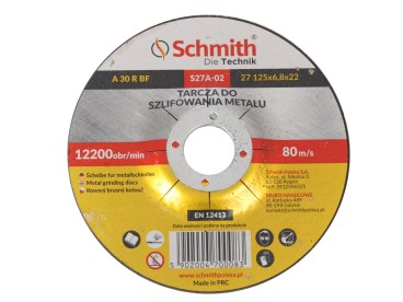 ŚCIERNICA DO METALU 125x6,8 S27A-02
