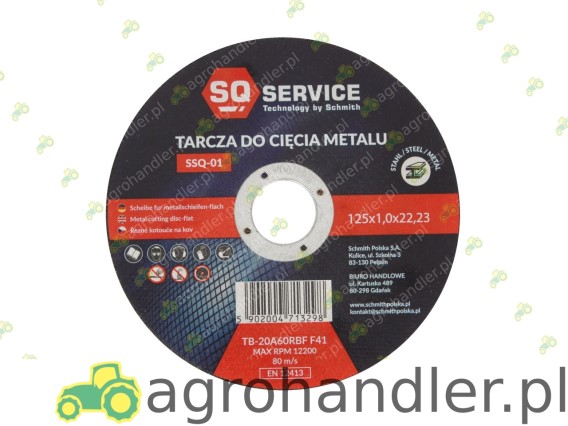 ŚCIERNICA DO METALU 125x1,0 SSQ-01