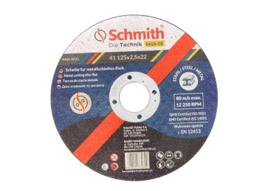 ŚCIERNICA DO METALU 125x2,5 SCHMITH S41A-08
