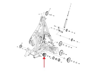 KOŁO ZĘBATE POTRÓJNE FREZ NEW HOLLAND RB 47617881