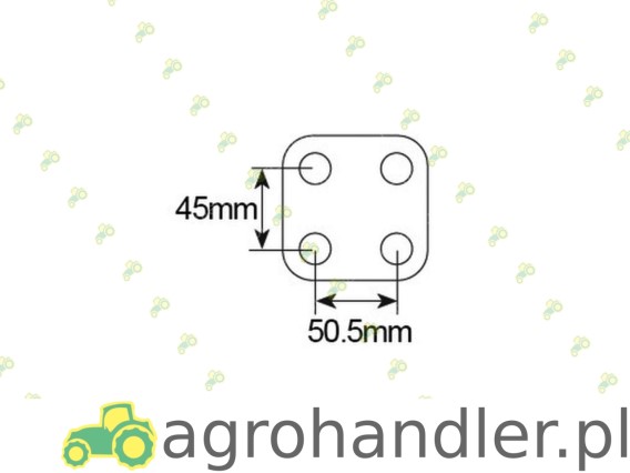 UCHWYT LUSTERKA UNIWERSALNY CIĄGNIKA 27628
