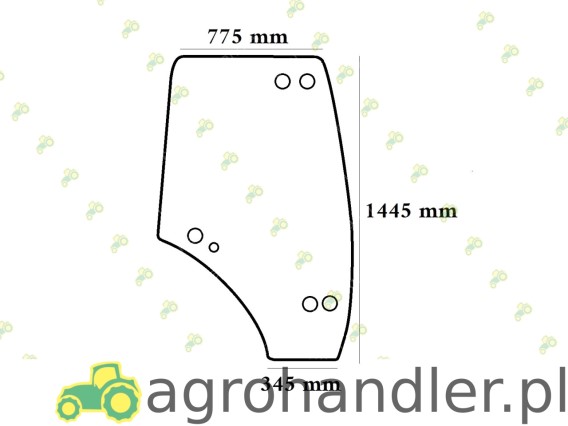 SZYBA DRZWI PRAWE RENAULT 6005029097