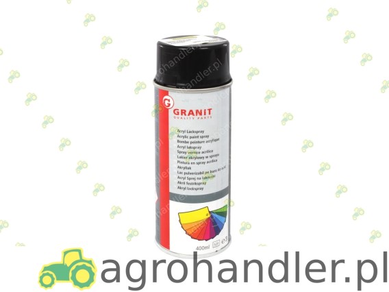 FARBA LAKIER CZARNY OSTRZEGAWCZY 27077035 270329 RAL 9017