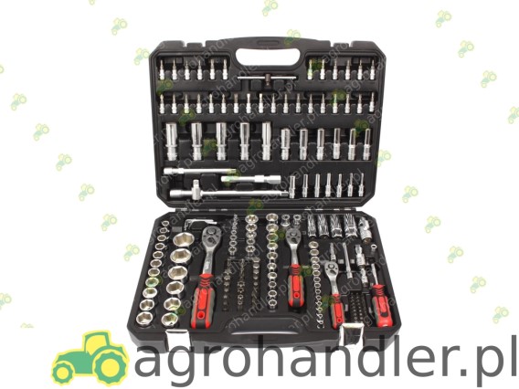 ZESTAW KLUCZY NASADOWYCH 182 szt. 1/4, SCH01Z01182