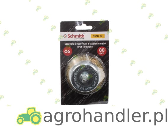 SZCZOTKA TARCZOWA Z TRZPIENIEM FI6 SSZD-03