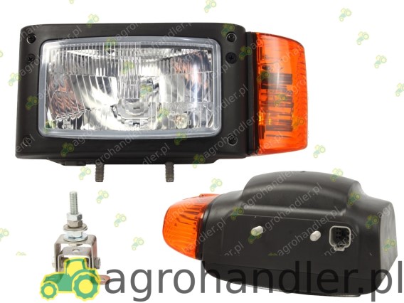 REFLEKTOR H4 LEWY + ŻARÓWKA 12V REPR1.24206