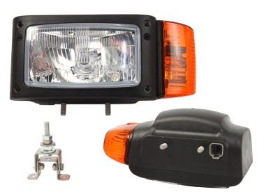 REFLEKTOR H4 LEWY + ŻARÓWKA 12V REPR1.24206