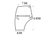 SZYBA DRZWI LEWE DEUTZ FAHR 00121433010 0.012.1433.0/10 0.012.1433.0/10+ITR 0.012.1433.0/20 001214330/10 00121433010N