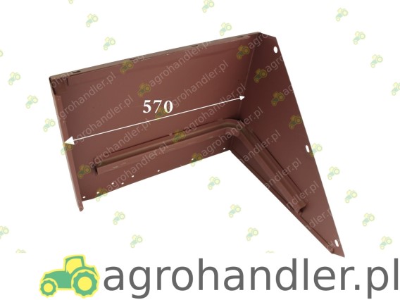 PŁASZCZ BŁOTNIKA TYLNY PRAWY WĄSKI-57 cm 86368060