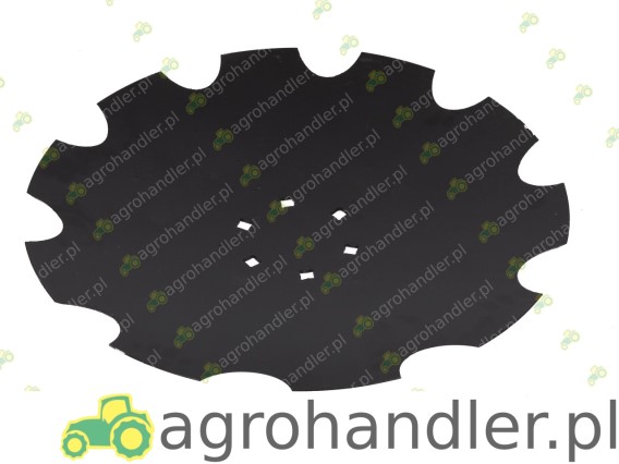 TALERZ UZĘBIONY FI 560 ,6 otworów 123 mm HD560120