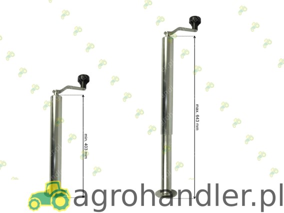 PODPORA WYSUWANA FI 48 NA KORBĘ AK.1281