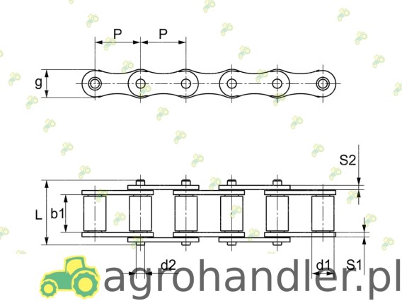 ŁAŃCUCH S 55V S55V