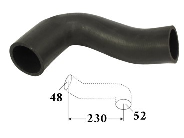 PRZEWÓD CHŁODNICY DOLNY 48/52 MASSEY 3618641M1