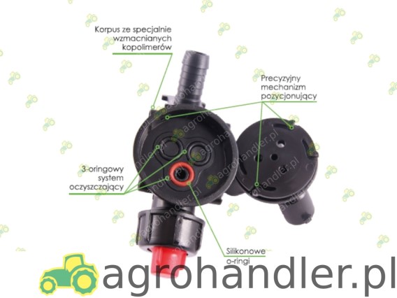 GŁOWICA 3-POZYCYJNA PROLINE RURKA 1/2" AP0-100/G09 RSM 227485