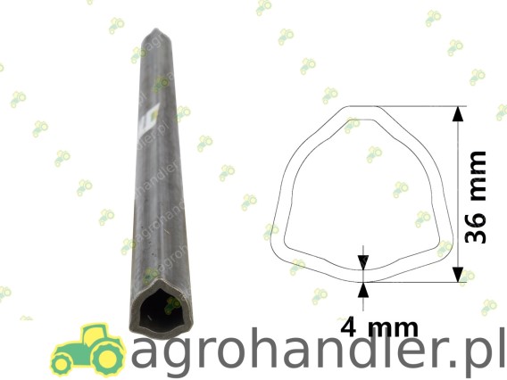 RURA WEWNĘTRZNA 3-łeska DŁ.: 100 cm / 610-3603-100 6103603100
