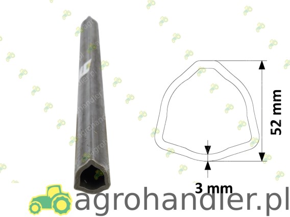 RURA ZEWNĘTRZNA 3-łeska DŁ.: 100 cm / 610-5203-100 6105203100