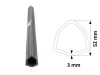 RURA ZEWNĘTRZNA 3-łeska DŁ.: 100 cm / 610-5203-100 6105203100