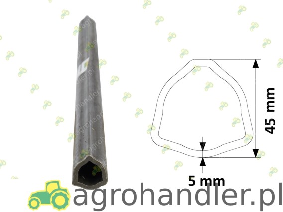 RURA WEWNĘTRZNA 3-łeska DŁ.: 100 cm / 610-4505-100 6104505100