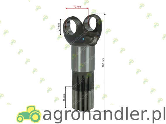 WAŁ KOŁA OSI CARRARO ZETOR 30 km-h 93 1756 931756 4105171