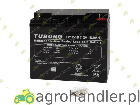 AKUMULATOR TUBORG TP12-18 do kosiarki 12V 18Ah