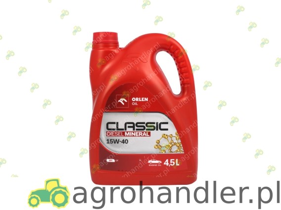 OLEJ PLATINUM CLASSIC DIESEL 15W40 4,5L