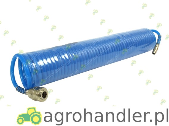 WĄŻ DO PISTOLETU SPIRALNY PE 5x8 10m G01102 G01104