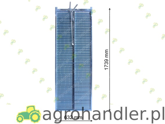 SITO ŻALUZJOWE GÓRNE CLAAS 1739x632 646097 646097.01 600115.01 0006460970 0006001151 JAG05-0050 JAG05-0155 B103470