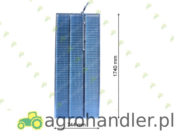 SITO ŻALUZJOWE GÓRNE CLAAS 1740x740 736060 0007360602 0007360603 0007360604 JAG05-0052 B103505