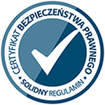 Świadectwo zgodności regulaminu